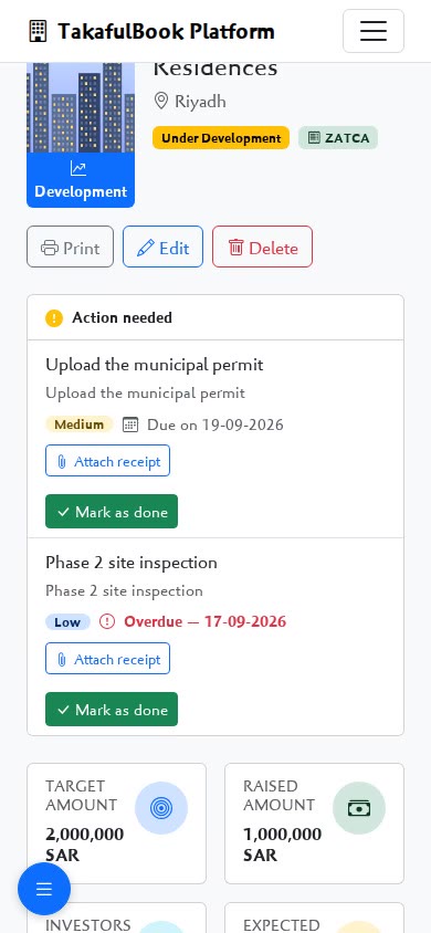 Moving between a project’s tabs
